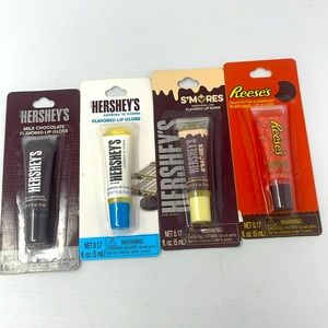- New Hersheys Smores Reese’s Lip Gloos Bundle Chocolate lovers